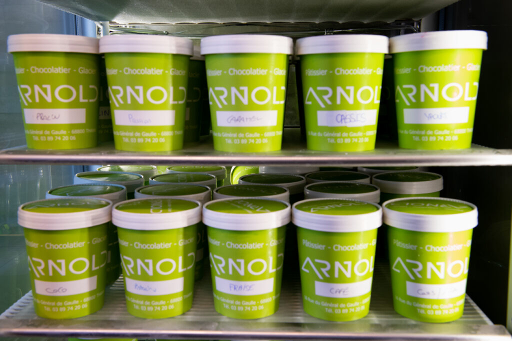 Glaces en pot